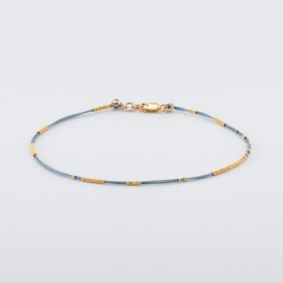 צמיד רגל חוט | זהב