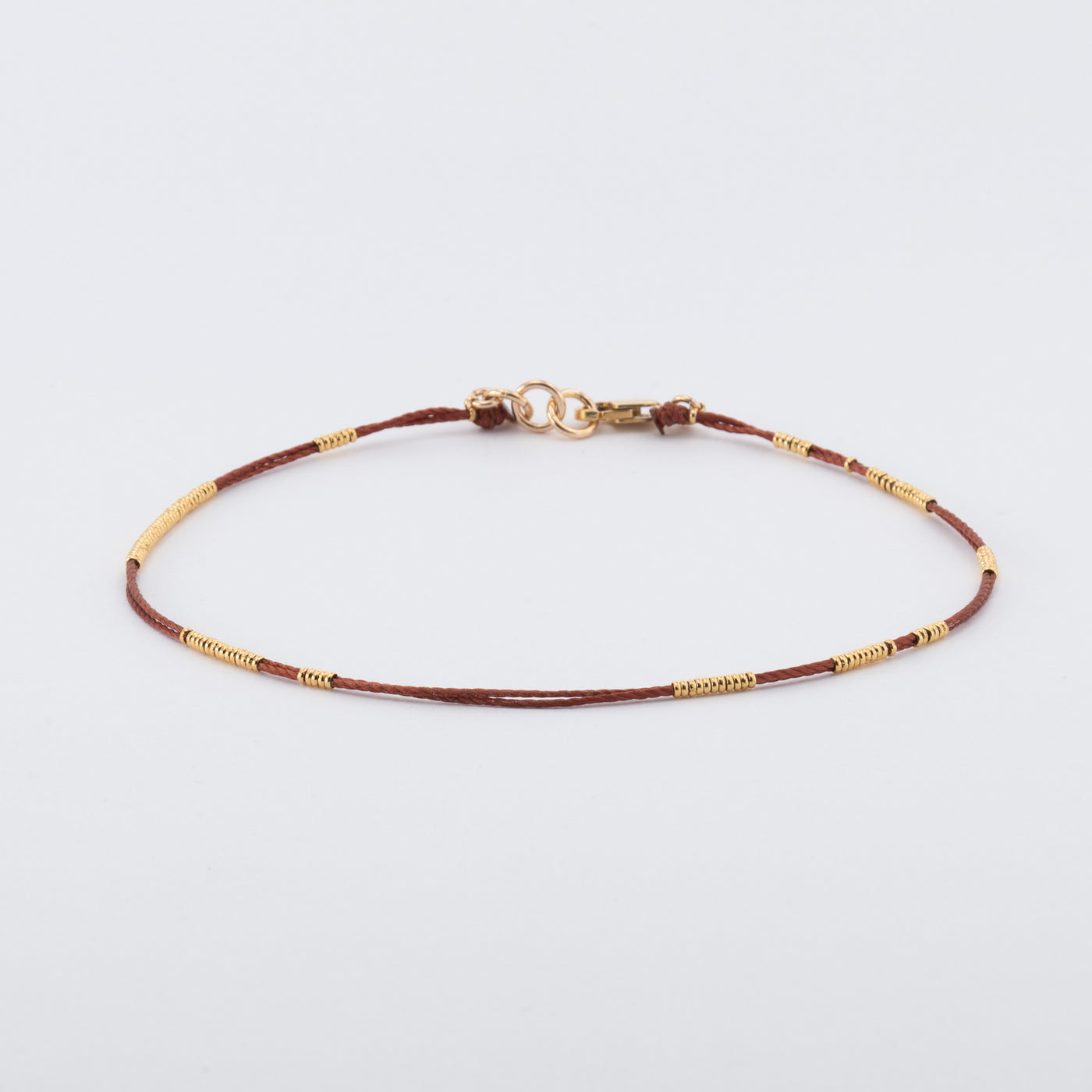 צמיד רגל חוט | זהב