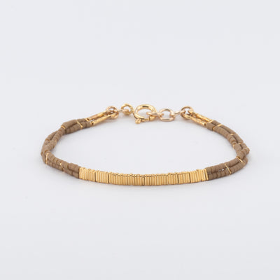 צמיד קלאסי צבעוני | זהב