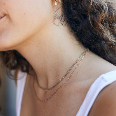 סט שרשראות קלאסי | זהב