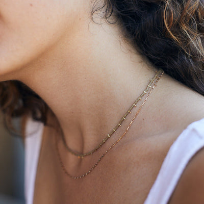 סט שרשראות קלאסי | זהב