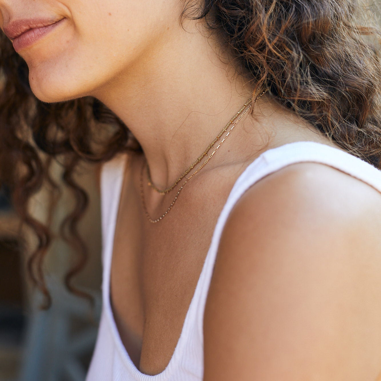 סט שרשראות קלאסי | זהב