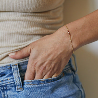 צמיד אחד אחד | זהב 14 קראט